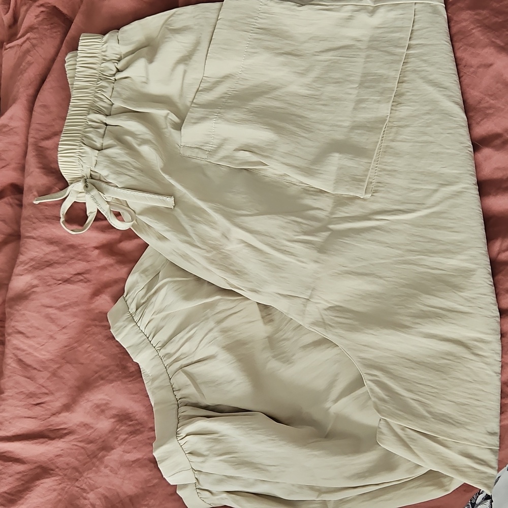 Beige Drawstring Cargo Pants - Picture 4 of 4